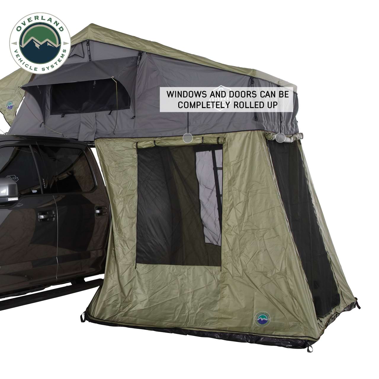 Overland Vehicle Systems Nomadic 3 Roof Top Tent Annex Room With Floor & Cover