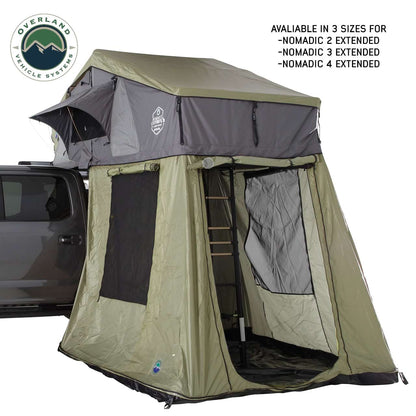 Overland Vehicle Systems Nomadic 4 Roof Top Tent Annex - 4 Person Roof Top Tent Annex