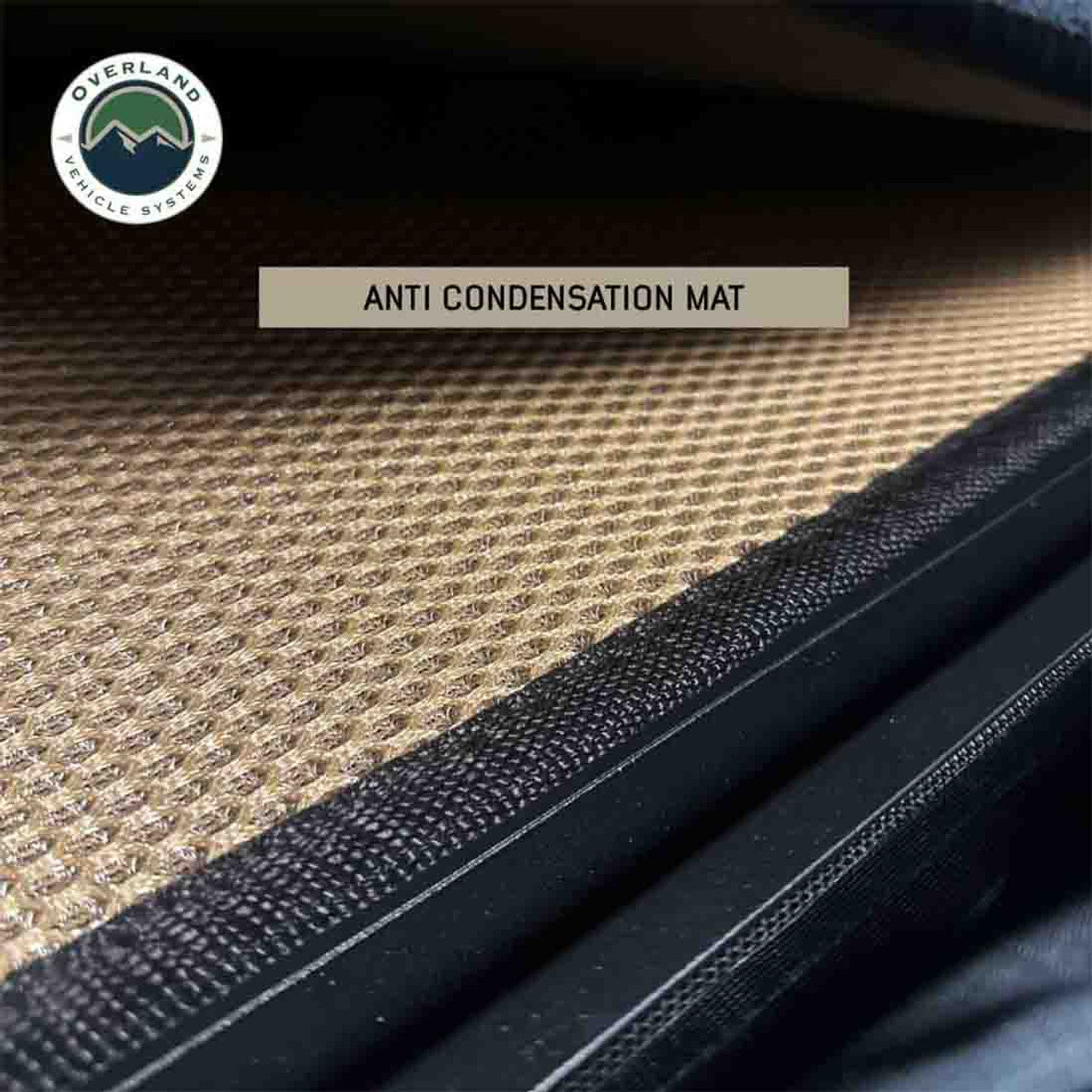 Overland Vehicle Systems XD Lohtse - Clamshell Aluminum Roof Top Tent, 2 Person, Grey Body and Black Rainfly