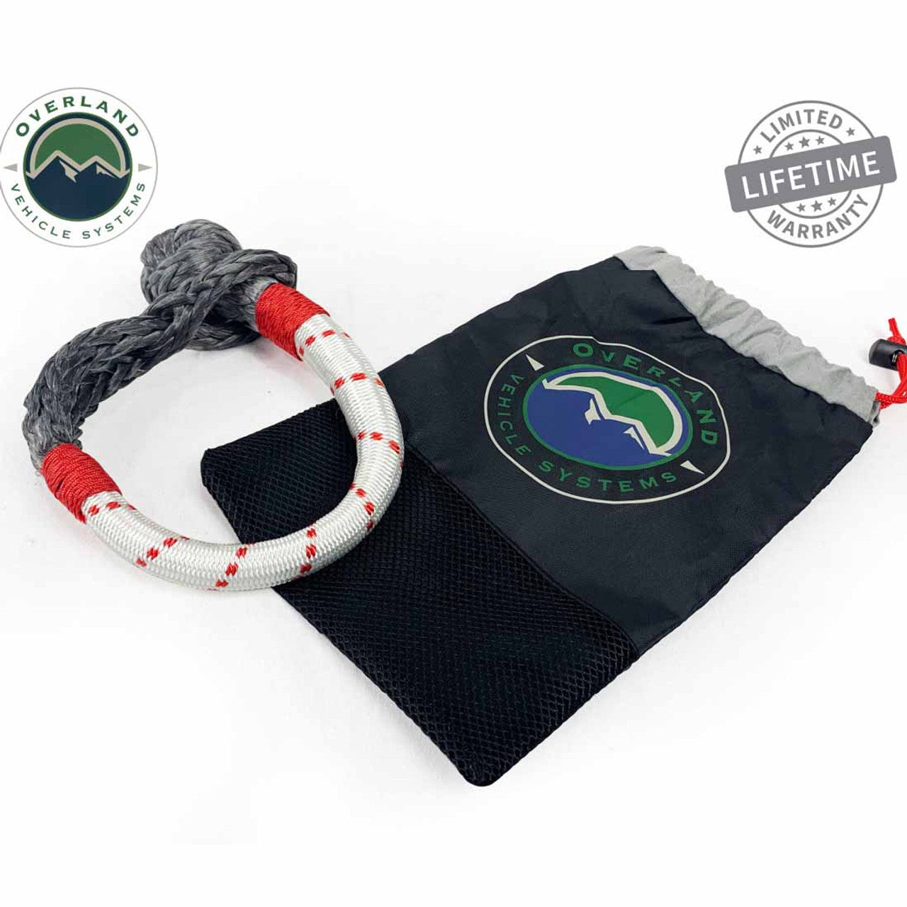 Overland Vehicle Systems Recovery Ring and Soft Shackle Combo Pack - 41,000 lb.