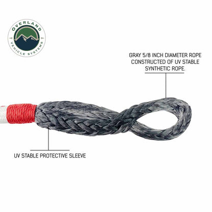 Overland Vehicle Systems Recovery Ring and Soft Shackle Combo Pack - 41,000 lb.