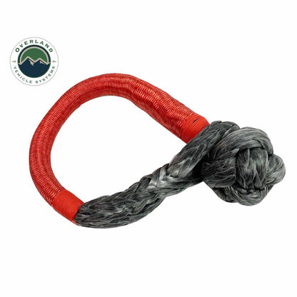 Overland Vehicle Systems Soft Shackle Recovery Ring Combo Pack - 45,000 lb - Black