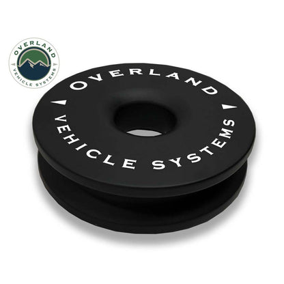 Overland Vehicle Systems Soft Shackle Recovery Ring Combo Pack - 45,000 lb - Black