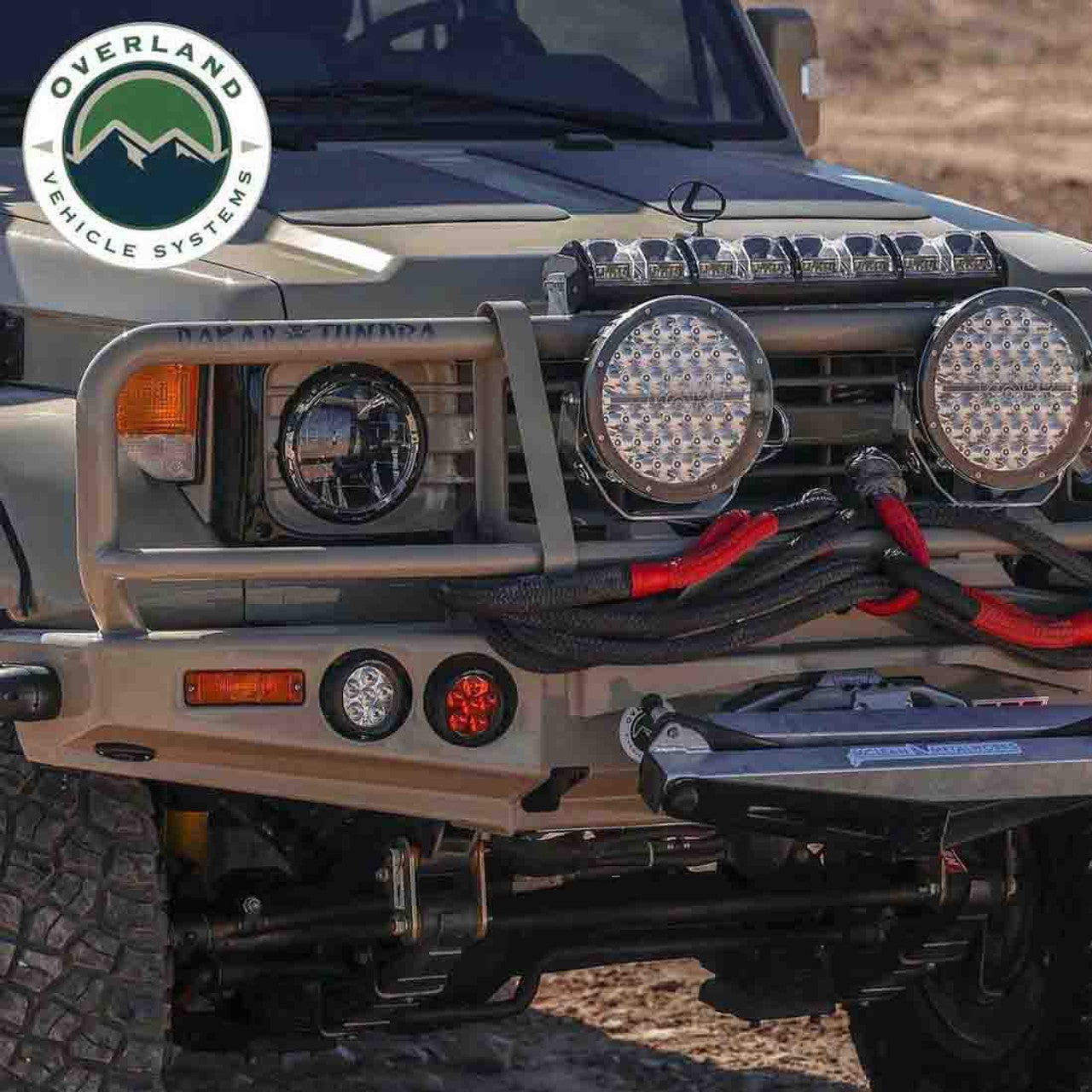 Overland Vehicle Systems Brute Kinetic Recovery Rope 5/8 Inch x 20 Foot With Storage Bag