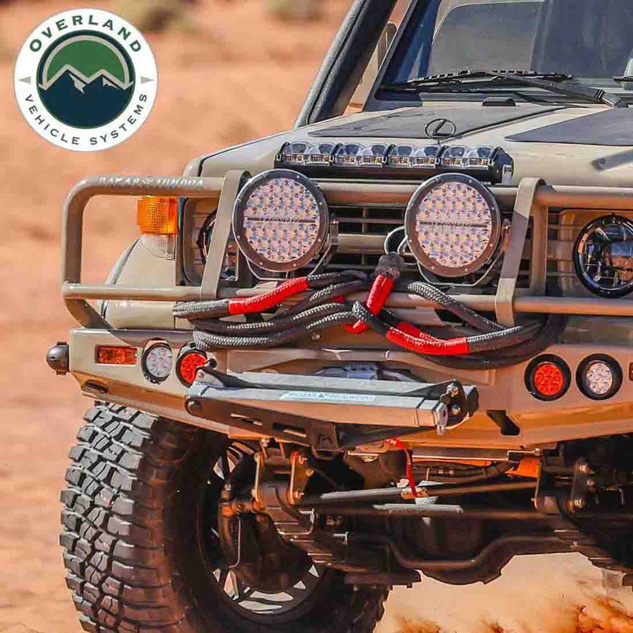 Overland Vehicle Systems Brute Kinetic Recovery Rope 5/8 Inch x 20 Foot With Storage Bag