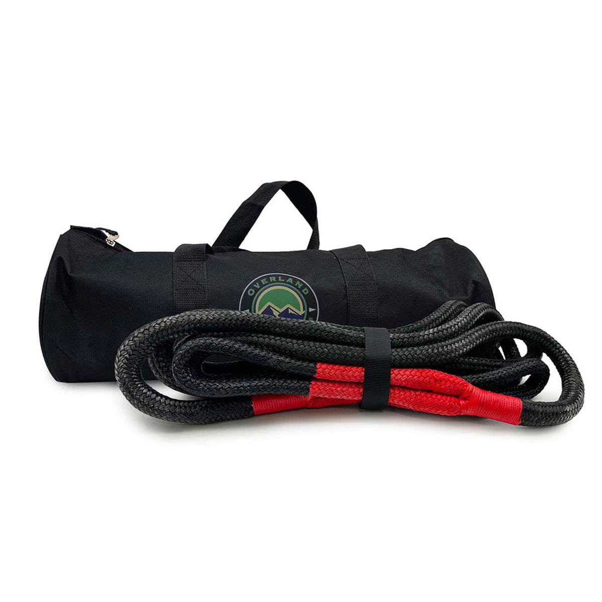 Overland Vehicle Systems Brute Kinetic Recovery Rope 1 1/4 Inch x 30 Foot With Storage Bag