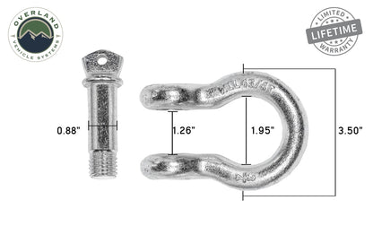 Overland Vehicle Systems Recovery Shackle D-Ring Bow Shackle vs Soft Shackle