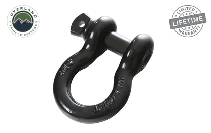 Overland Vehicle Systems Recovery Shackle 3/4 4.75 Ton Black