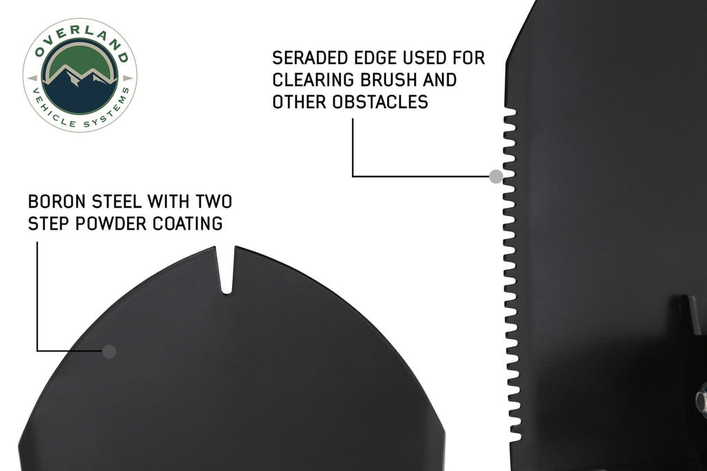 Overland Vehicle Systems Multi Functional Military Style Utility Shovel