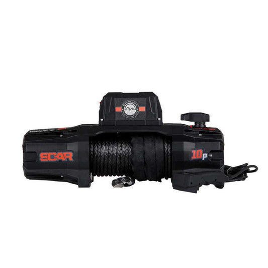 Overland Vehicle Systems SCAR 10P - 10,000 lb. Winch With Synthetic Rope and Wireless Remote