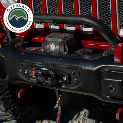 Overland Vehicle Systems SCAR 10P Winch – 10,000 lb (Synthetic Rope & Wireless Remote)