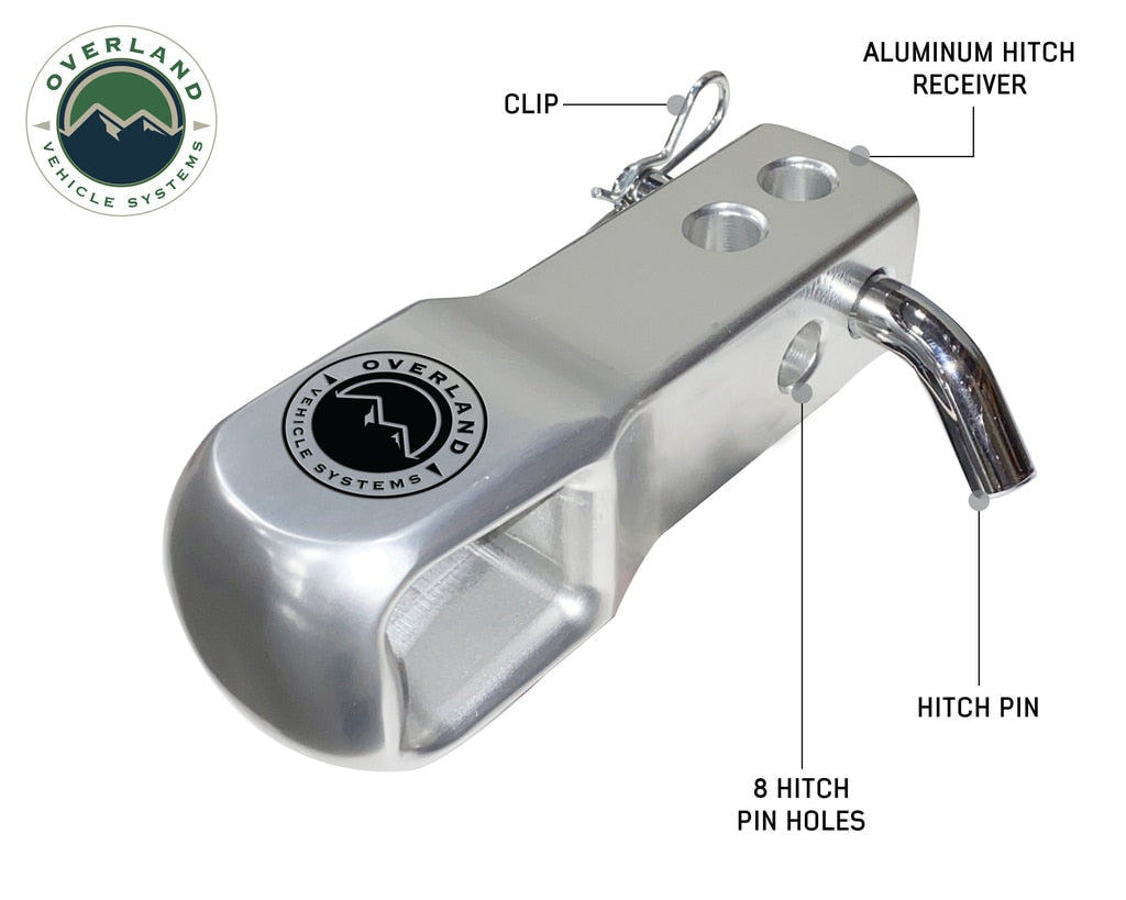Overland Vehicle Systems Aluminum Receiver Hitch Mount - Durable and Efficient