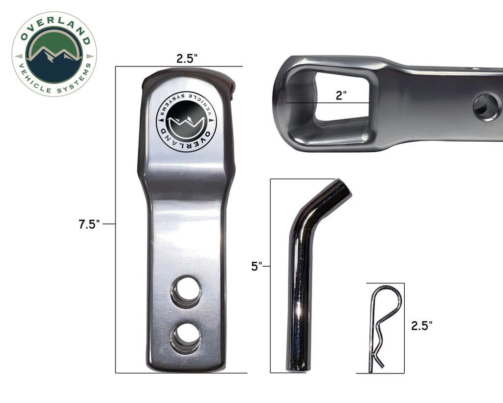 Overland Vehicle Systems Aluminum Receiver Hitch Mount - Durable and Efficient
