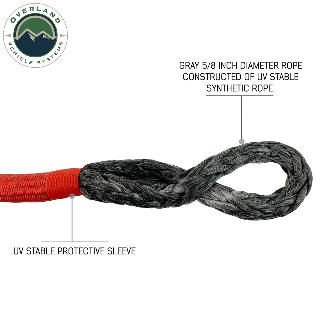 Overland Vehicle Systems Soft Recovery Shackle With A Breaking Strength of 44,500 lbs