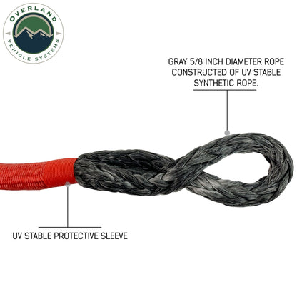 Overland Vehicle Systems Soft Recovery Shackle With A Breaking Strength of 44,500 lbs