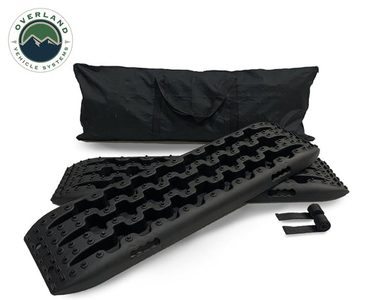 Overland Vehicle Systems Recovery Ramps for 4WDs Gray/Black Universal + Storage Bag