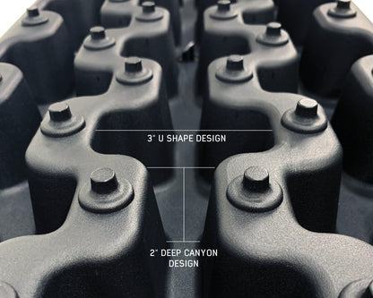 Overland Vehicle Systems Recovery Ramps for 4WDs Gray/Black Universal + Storage Bag