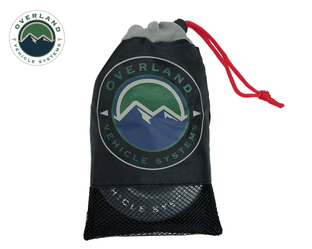 Overland Vehicle Systems Recovery Snatch Ring 4.00 41,000 lb. Gray With Storage Bag