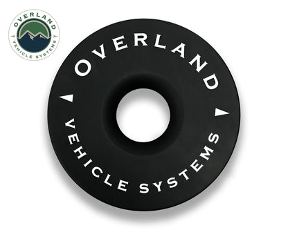 Overland Vehicle Systems Recovery Ring 6.25 Inch 45,000 lb. Black With Storage Bag