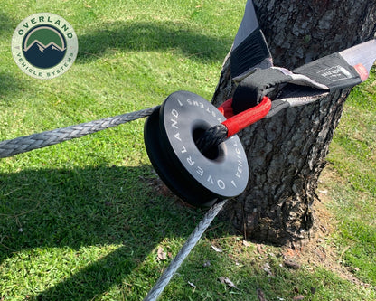 Overland Vehicle Systems Recovery Ring 6.25 Inch 45,000 lb. Black With Storage Bag