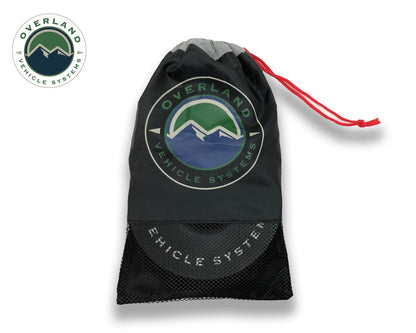 Overland Vehicle Systems Recovery Ring 6.25 Inch 45,000 lb. Black With Storage Bag