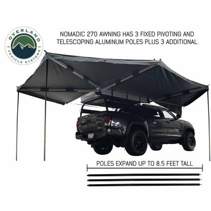 Overland Vehicle Systems Nomadic Awning 270 Awning with Walls Passenger