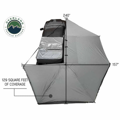 Overland Vehicle Systems Nomadic Awning 270 Awning with Walls Passenger