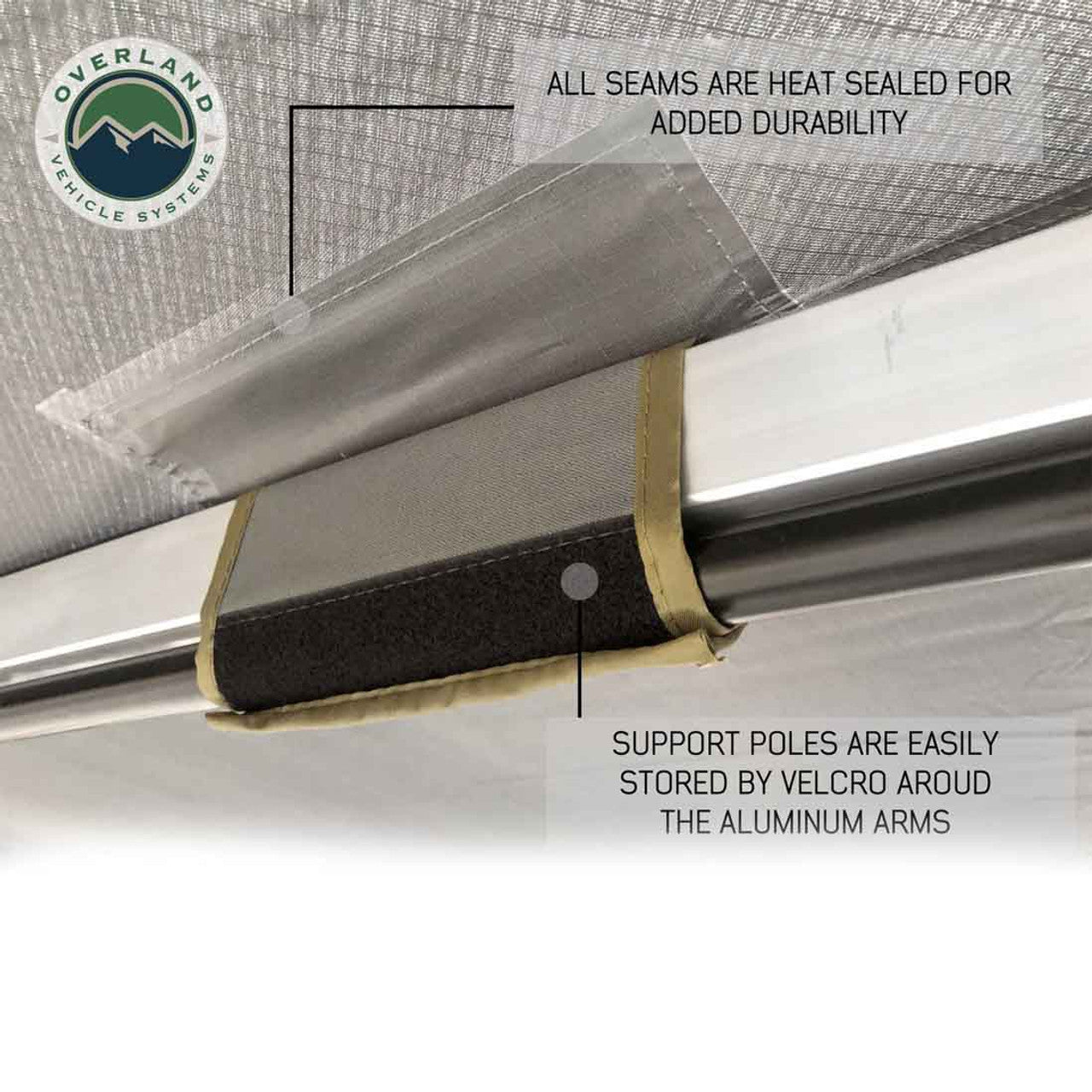 Overland Vehicle Systems Nomadic Awning 270 Awning with Walls Passenger