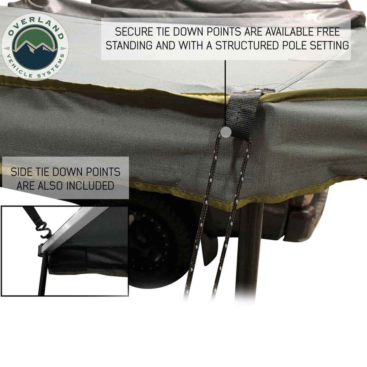 Overland Vehicle Systems Nomadic Awning 270 Awning with Walls Passenger