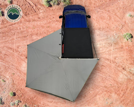 Overland Vehicle Systems 270 Degree Awning Free Standing - Nomadic 270 LT - Dark Gray