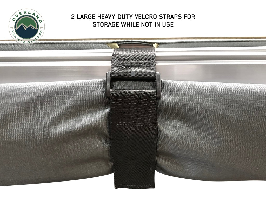 Overland Vehicle Systems 270 Degree Awning Free Standing - Nomadic 270 LT - Dark Gray