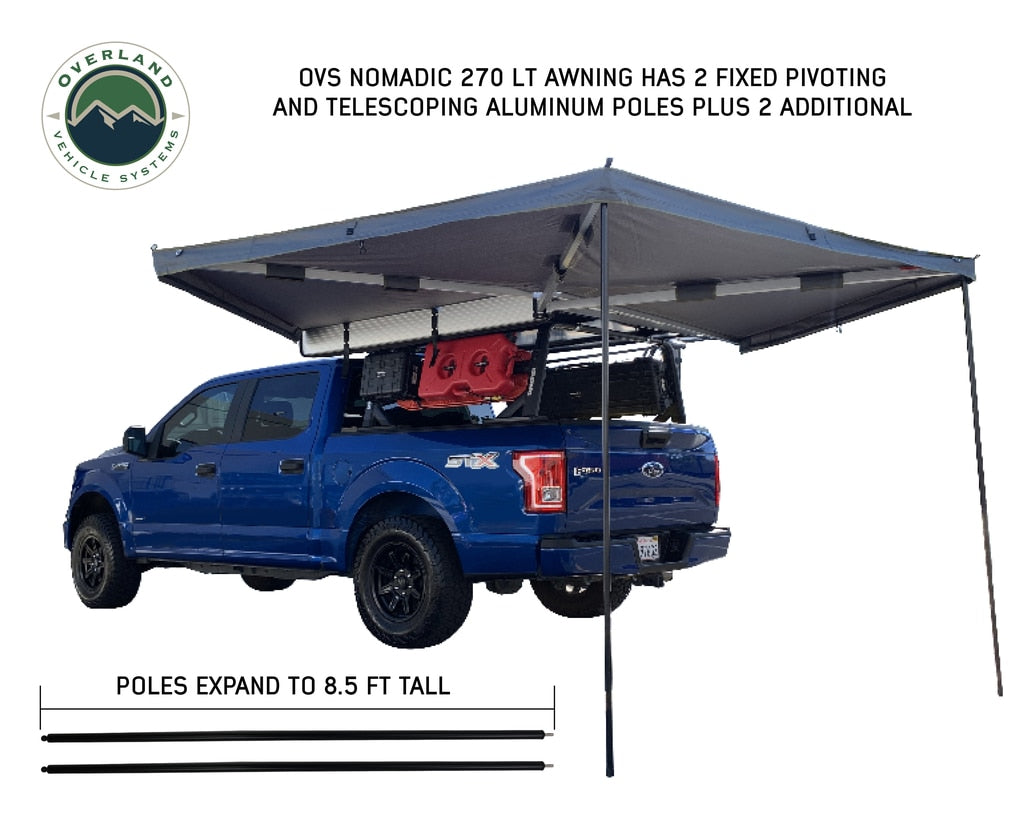 Overland Vehicle Systems 270 LT Awning - Passenger Side 270 Degree Awning