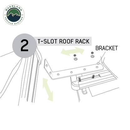 Overland Vehicle Systems Nomadic 270 LTE Driver Side 270 Degree Awning Premium