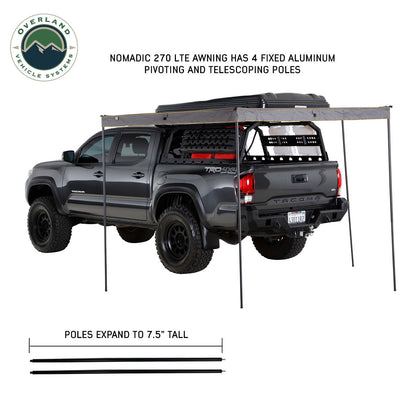 Overland Vehicle Systems Nomadic 270 LTE Driver Side 270 Degree Awning Premium