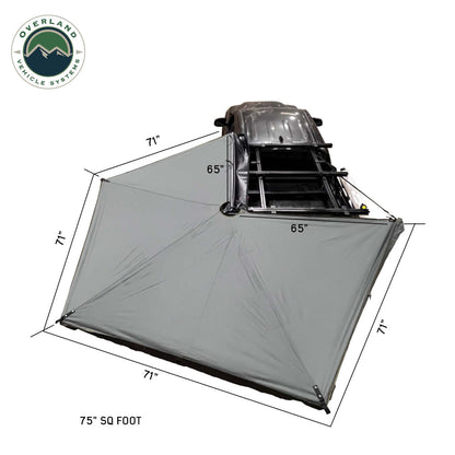 Overland Vehicle Systems Nomadic 270 LTE Driver Side 270 Degree Awning Premium