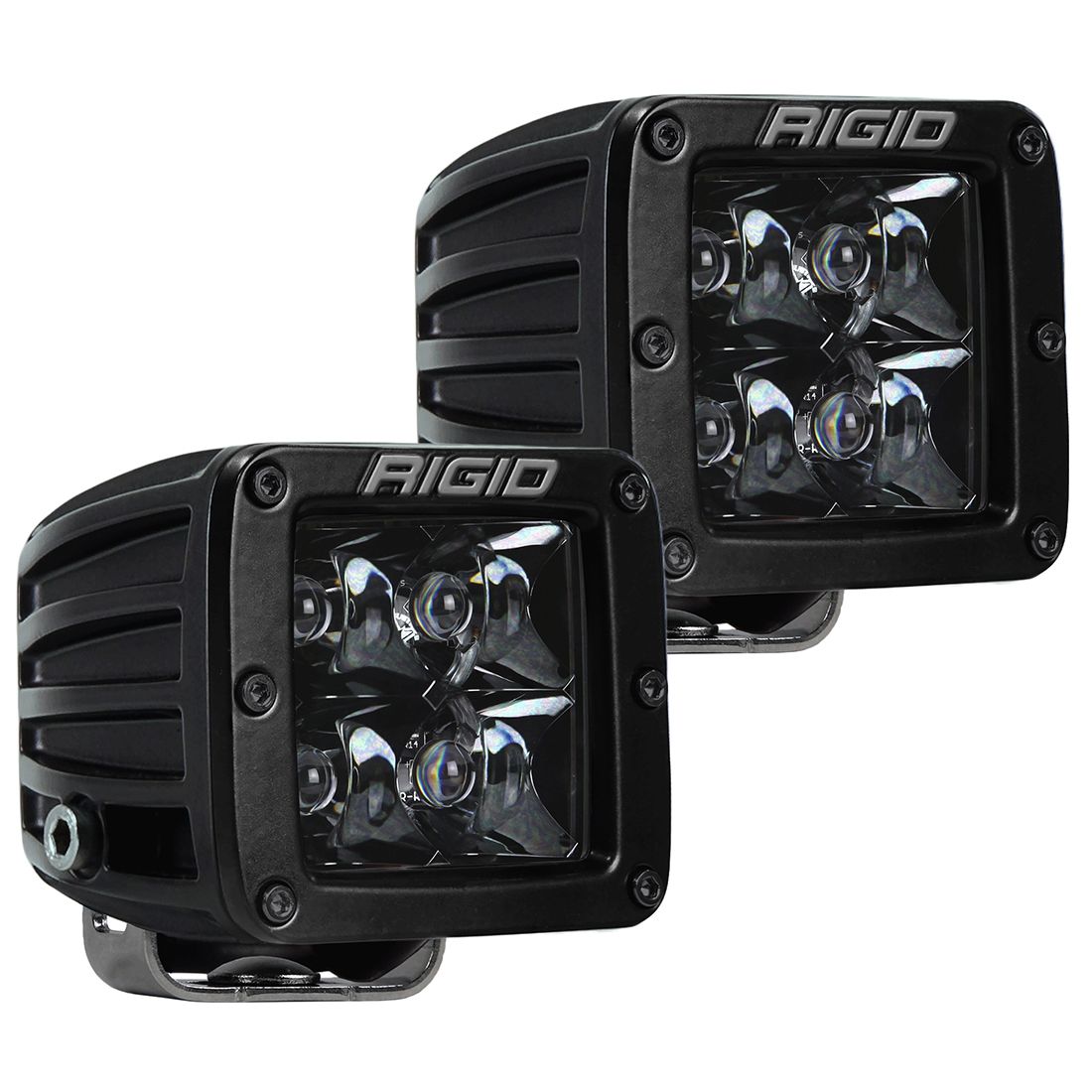 RIGID Industries Spot Surface Mount Midnight Pair D-Series Pro