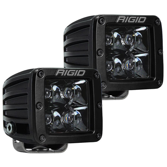 RIGID Industries Spot Surface Mount Midnight Pair D-Series Pro