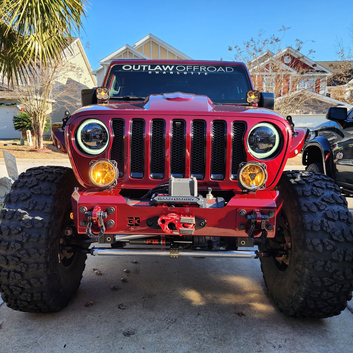 GateKeeper Off-Road Jeep JL/JT Gauntlet Front Bumper w/Winch Plate 2018+