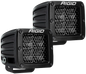 Spot Diffused Midnight Surface Mount Pair D-Series Pro RIGID Industries