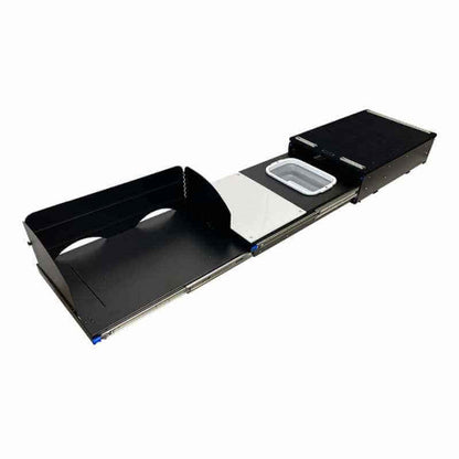 Overland Vehicle Systems Cargo Box Kitchen With Slide Out Sink, Cooking Shelve and Slide Out Work Station