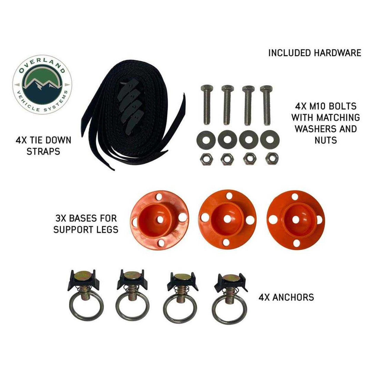 Overland Vehicle Systems Cargo Box Kitchen With Slide Out Sink, Cooking Shelve and Slide Out Work Station