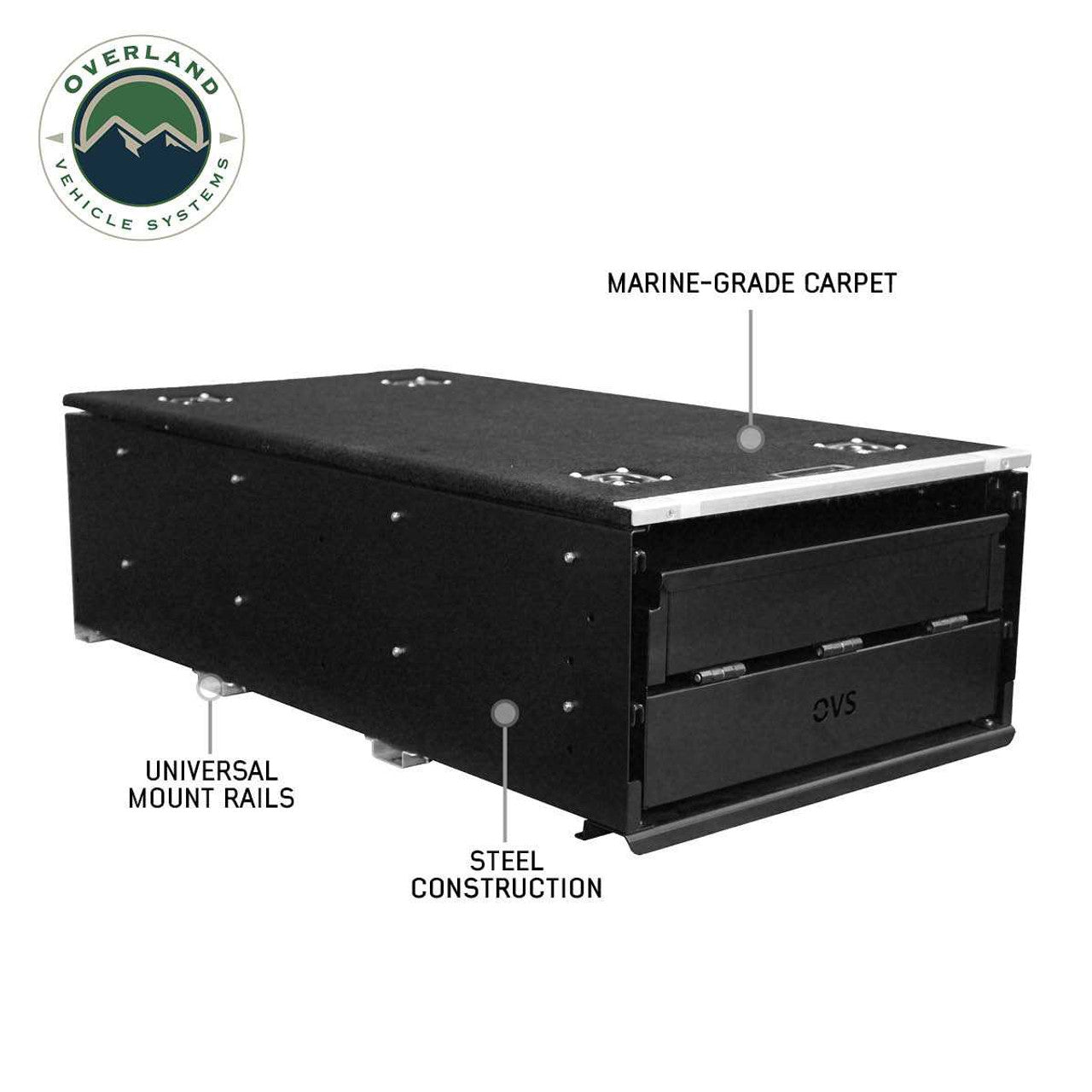 Overland Vehicle Systems Cargo Box Kitchen With Slide Out, Storage Box and Cooking Area