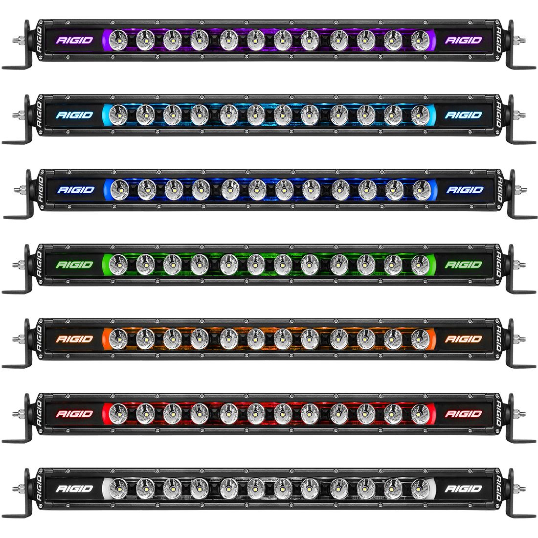 RIGID Industries Radiance Plus SR-Series LED Light 8 Option RGBW Backlight 10 Inch