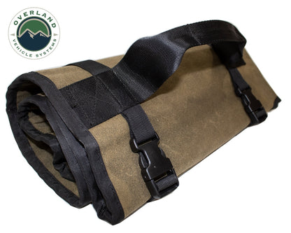 Overland Vehicle Systems Rolled General Tool Storage Bag - Waxed Canvas