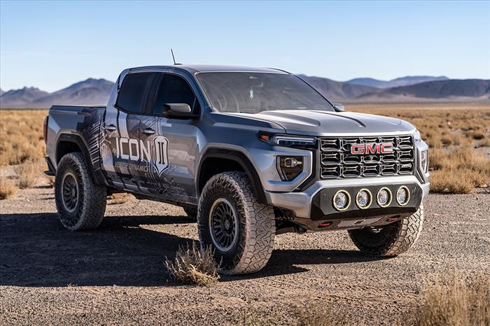 ICON 2023-2024 GMC Canyon AT4, Denali, & Elevation/Chevrolet Colorado Trail Boss, 1.75-2.5" Lift, Stage 3 Suspension System w/ Tubular Upper Control Arms