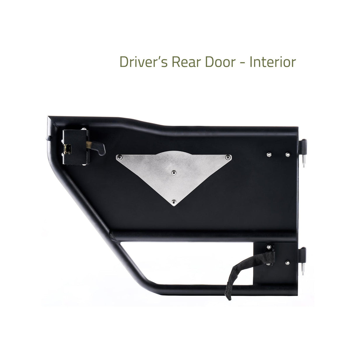 Combat Off Road Jeep JLU Wrangler Tube Doors - Rear Pair