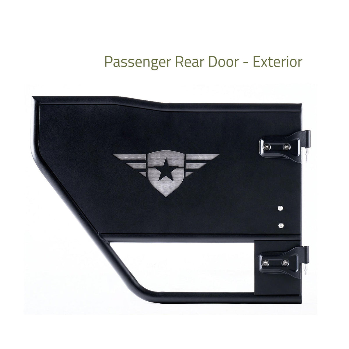 Combat Off Road Jeep JLU Wrangler Tube Doors - Rear Pair