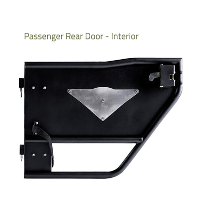 Combat Off Road Jeep JLU Wrangler Tube Doors - Rear Pair