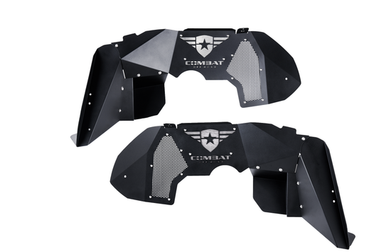Combat Off Road Jeep JL/JLU Wrangler Aluminum Inner Fender Liners - Front Pair
