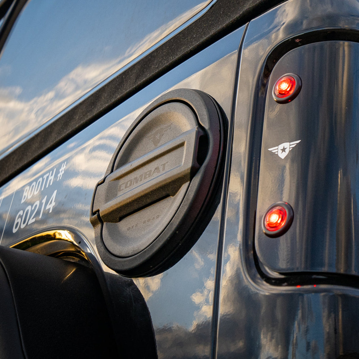Combat Off Road Jeep JL/JLU Wrangler Fuel Door Cover